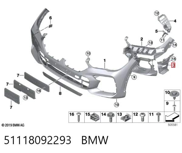  51118092293 BMW