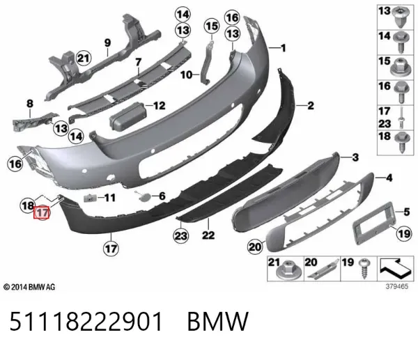  51118222901 BMW