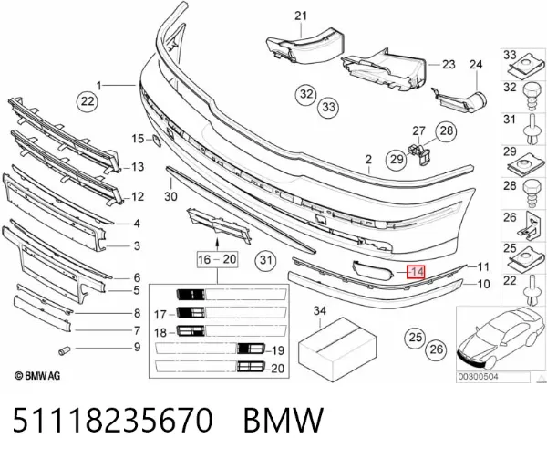  51118235670 BMW