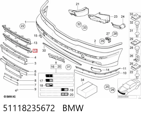  51118235672 BMW
