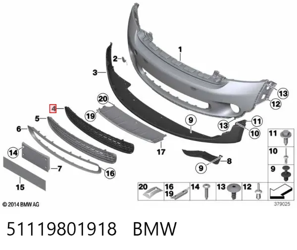  51119801918 BMW