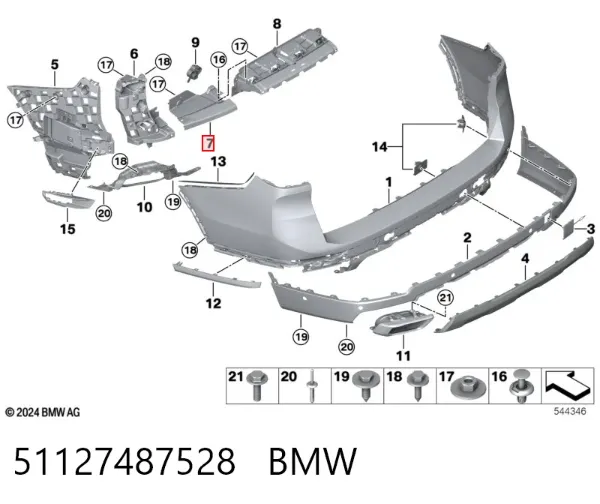  51127487528 BMW