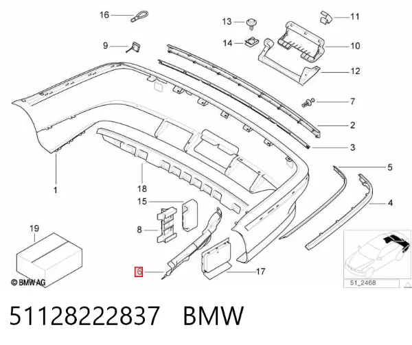  51128222837 BMW