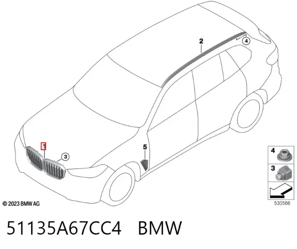  51135A67CC4 BMW