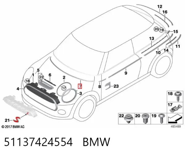  51137424554 BMW