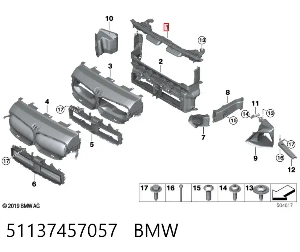  51137457057 BMW