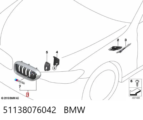  51138076042 BMW
