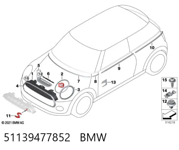 51139477852 BMW