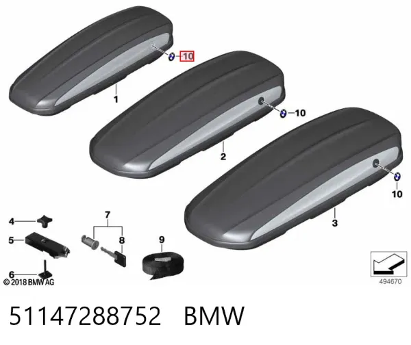 Emblema da capota 7288752 Mercedes