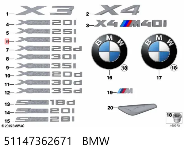  51147362671 BMW