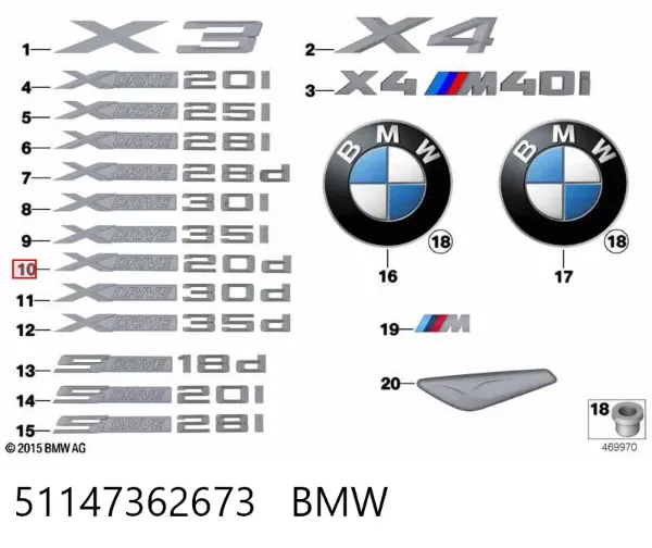  51147362673 BMW
