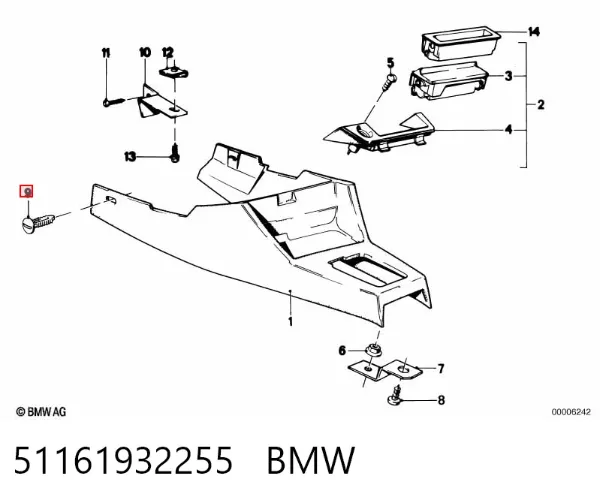  51161932255 BMW