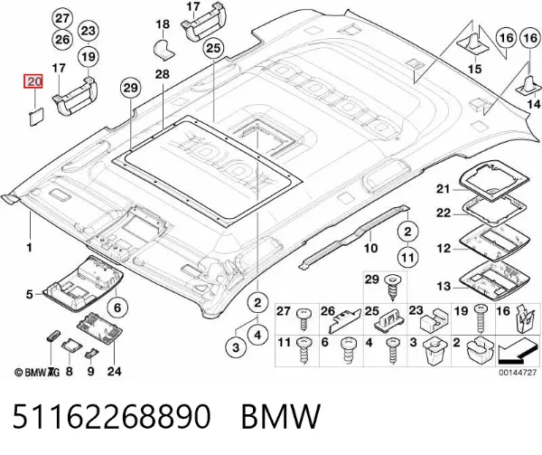  51162268890 BMW