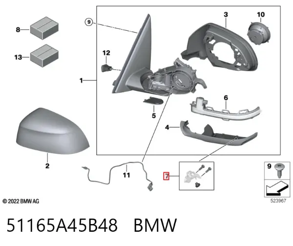  51165A45B48 BMW