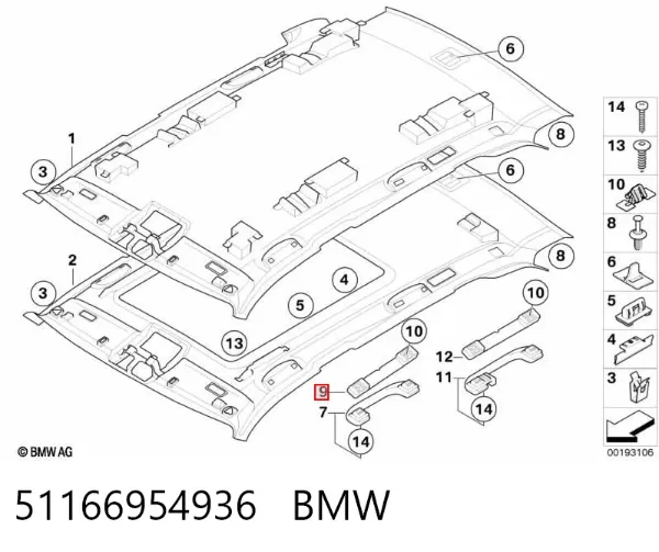  51166954936 BMW