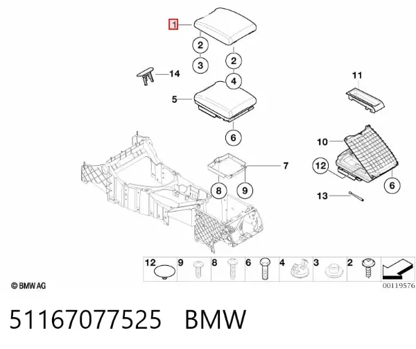  51167077525 BMW