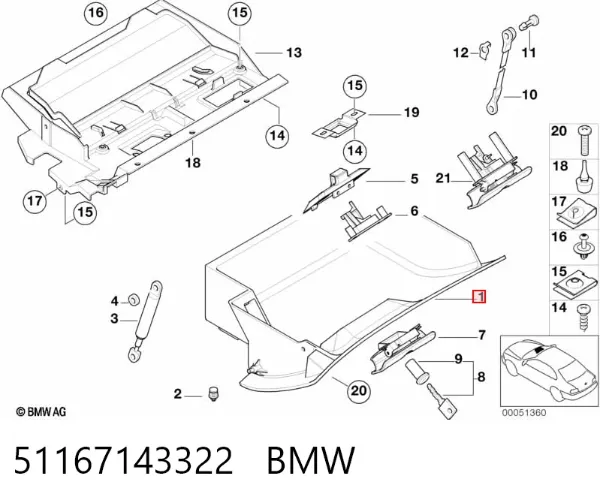  51167143322 BMW