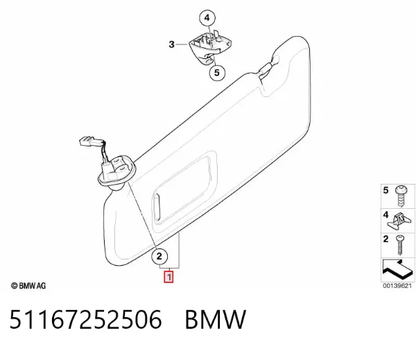 Pala contra o sol BMW 1 E81