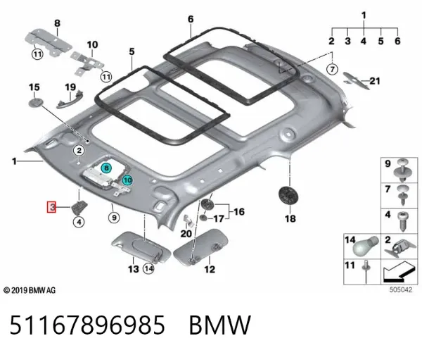  51167896985 BMW