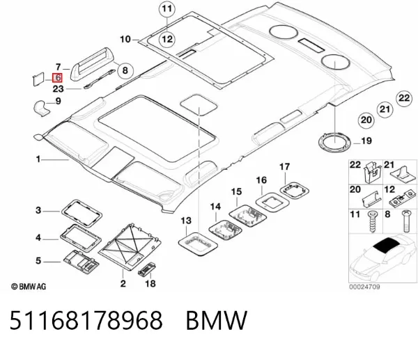  51168178968 BMW