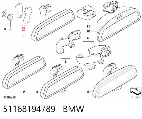  51168194789 BMW