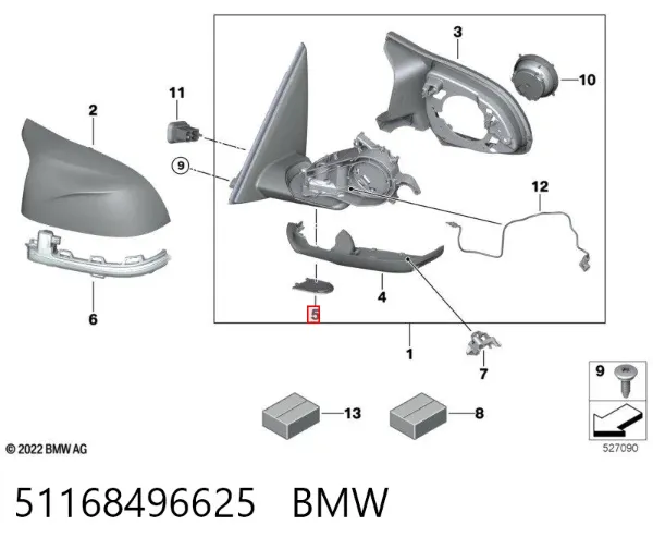  51168496625 BMW