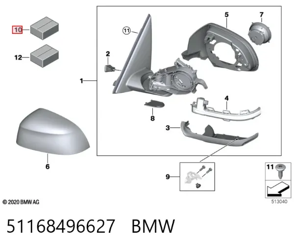  51168496627 BMW