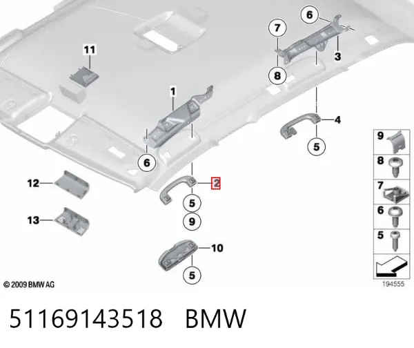  51169143518 BMW