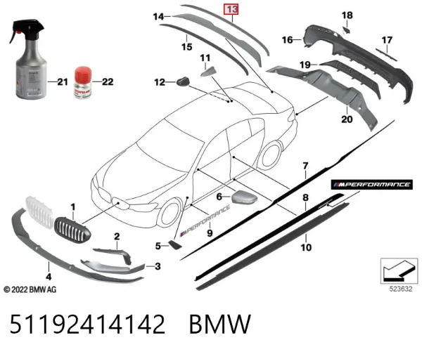  51192414142 BMW