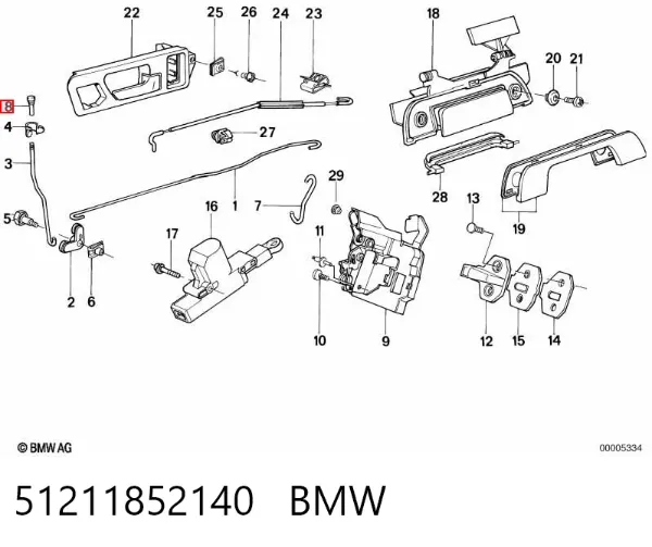  51211852140 BMW