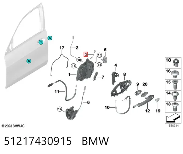  51217430915 BMW