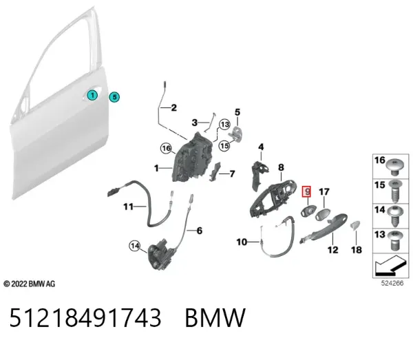  51218491743 BMW