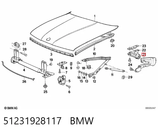  51231928117 BMW