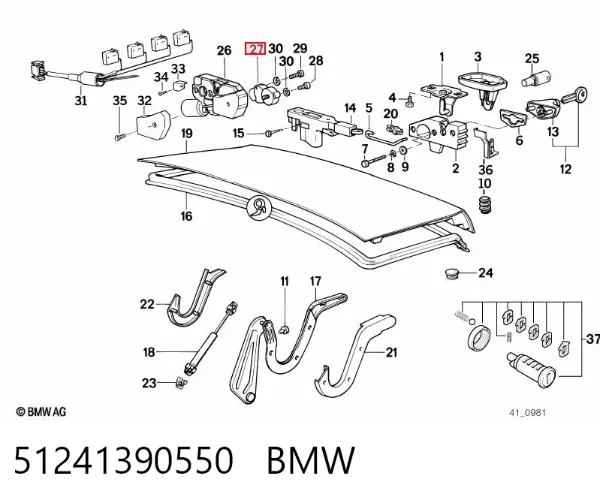  51241390550 BMW