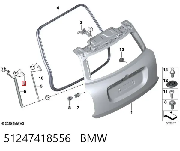  51247418556 BMW