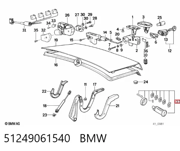  51249061540 BMW