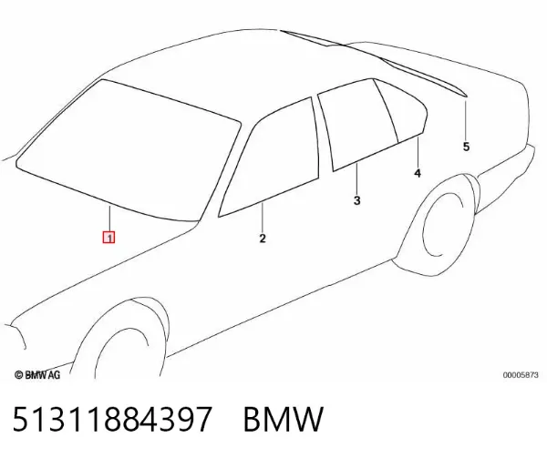 Pára-brisas BMW 3 E30