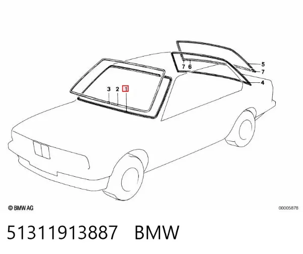 Compactador de pára-brisas BMW 3 E30