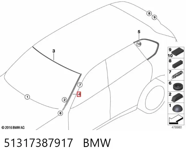  51317387917 BMW