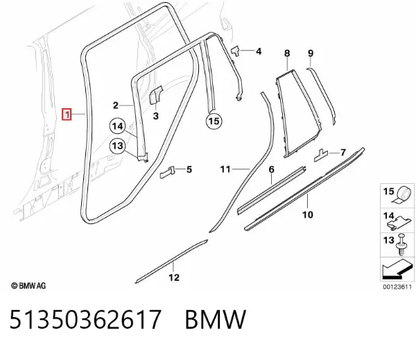  51350362617 BMW