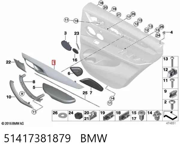  51417381879 BMW