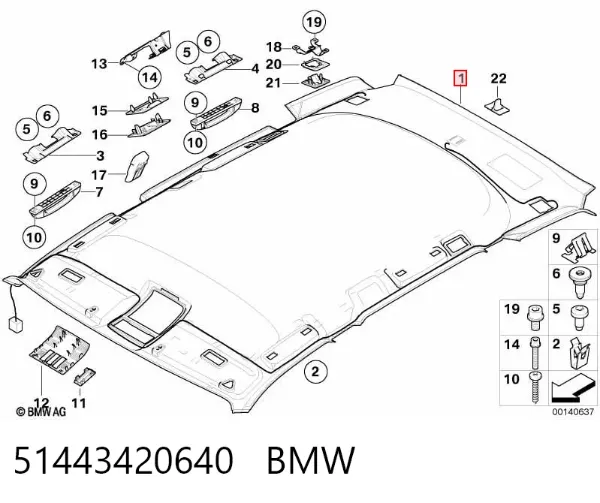  51443420640 BMW