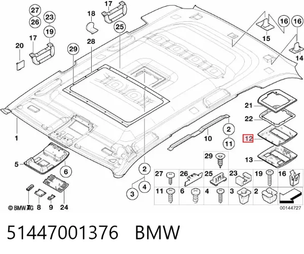  51447001376 BMW