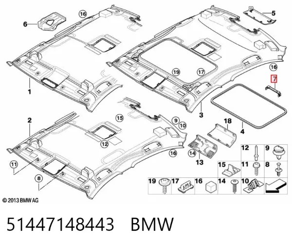  51447148443 BMW