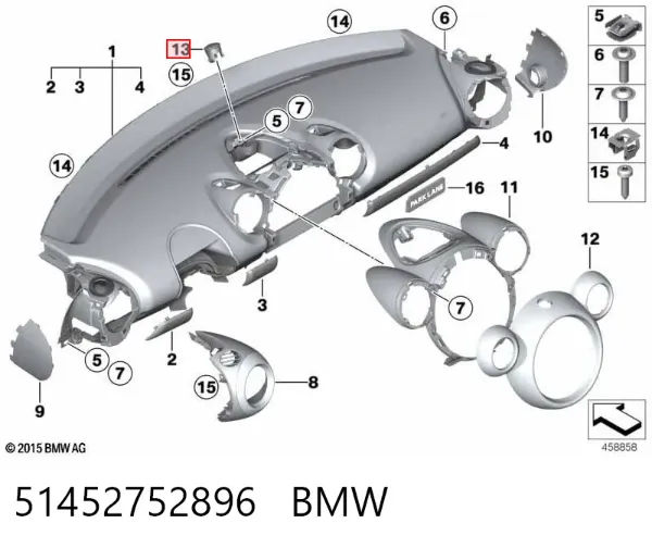  51452752896 BMW