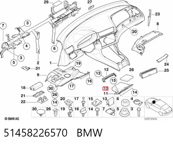  51458226570 BMW