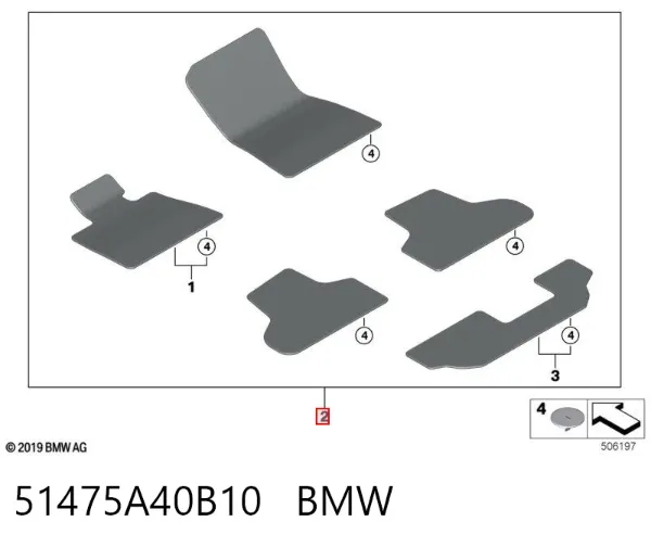  51475A40B10 BMW