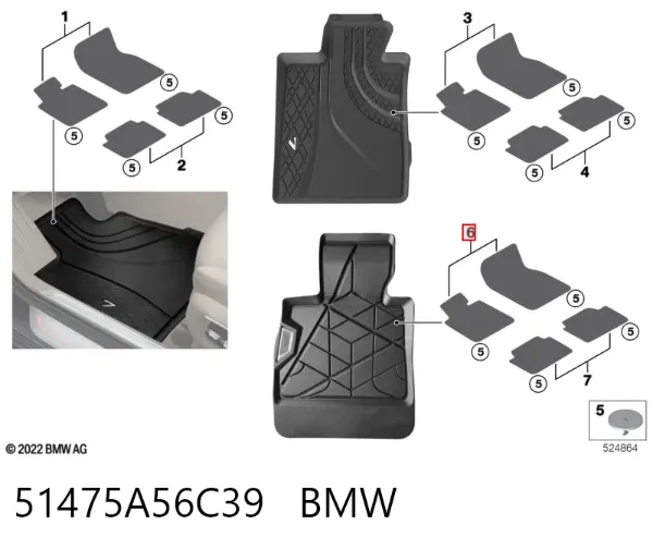  51475A56C39 BMW