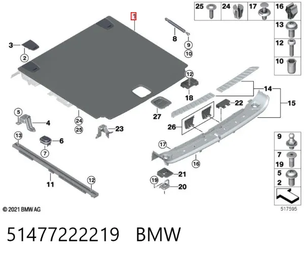  51477222219 BMW