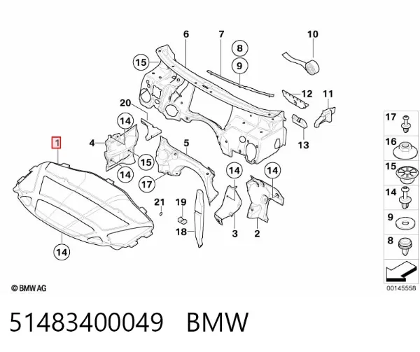Isolamento de ruído da capota BMW X3 E83